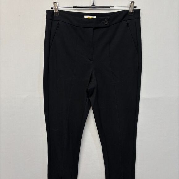 Maeve by Anthropologie Slim Ankle Zip Ponte Pants Size US 8 UK 12 Black C052 -16 - Picture 13 of 16